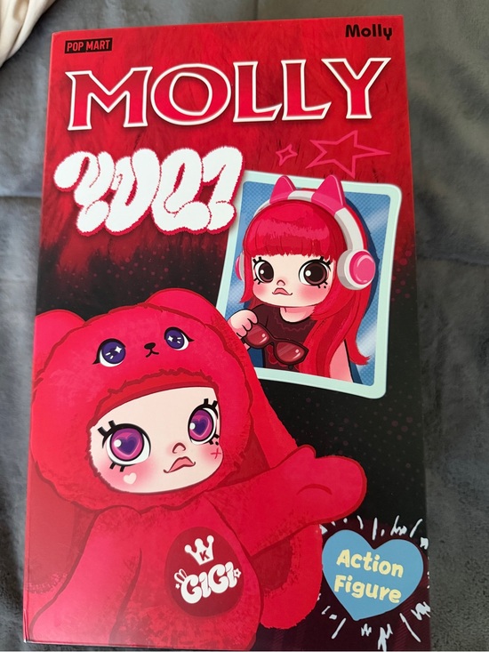 POP MART Other - MOLLY Pop Mart Red Collectible Figure Box. Confirmed GIGI sealed.